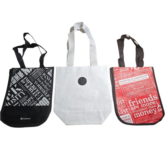 Lululemon Recycle Tote Bags - Set of 3 - Picture 1 of 4